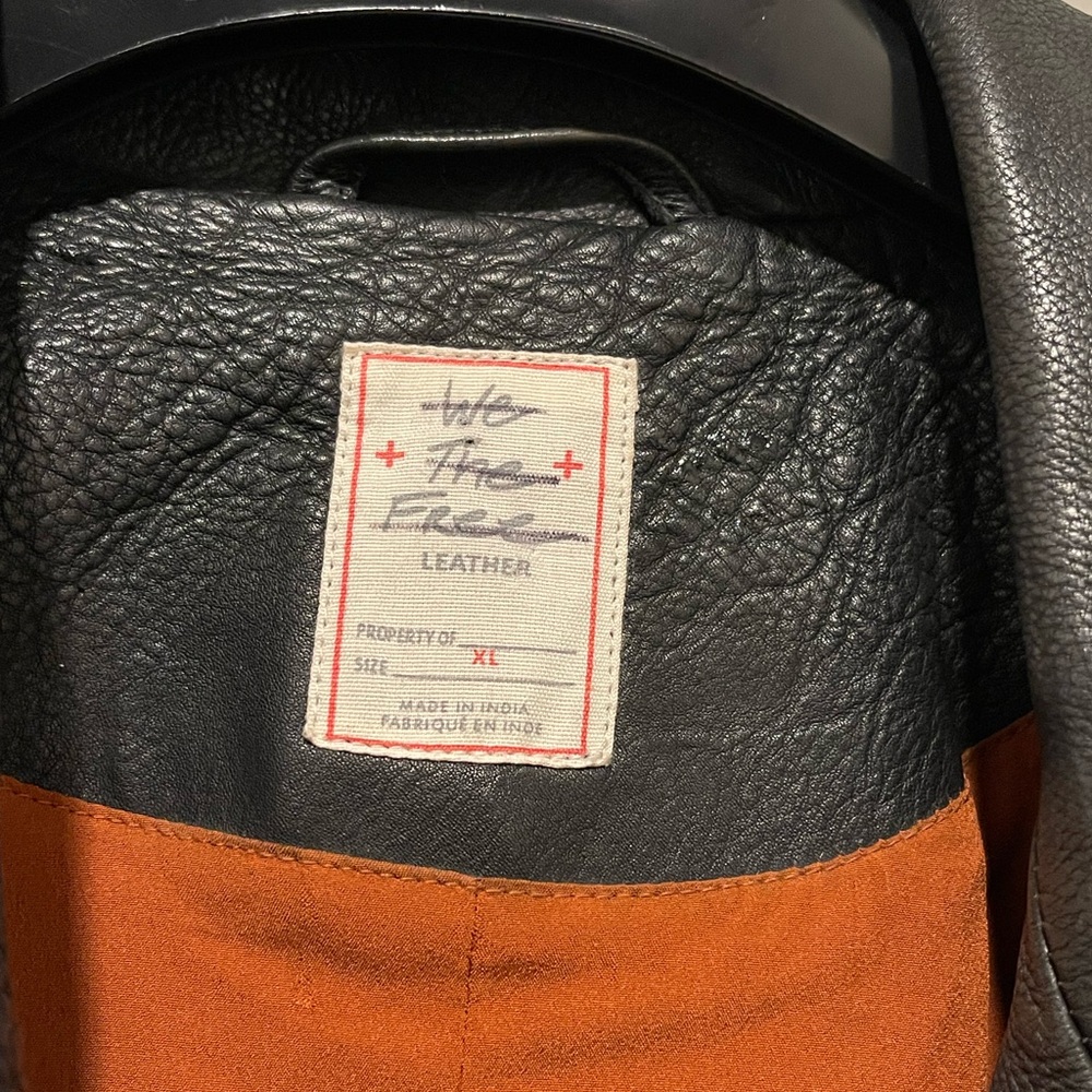 We The Free Jealousy Black Leather Jacket - Picture 11 of 16